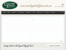 Tablet Screenshot of countryestatefence.com.au